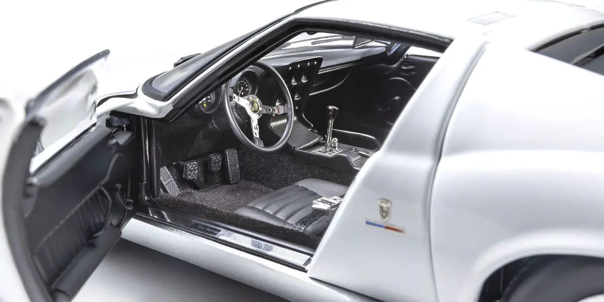 [ Back-order ] KYOSHO KS08314W 1:18 Lamborghini Miura P400 White model car