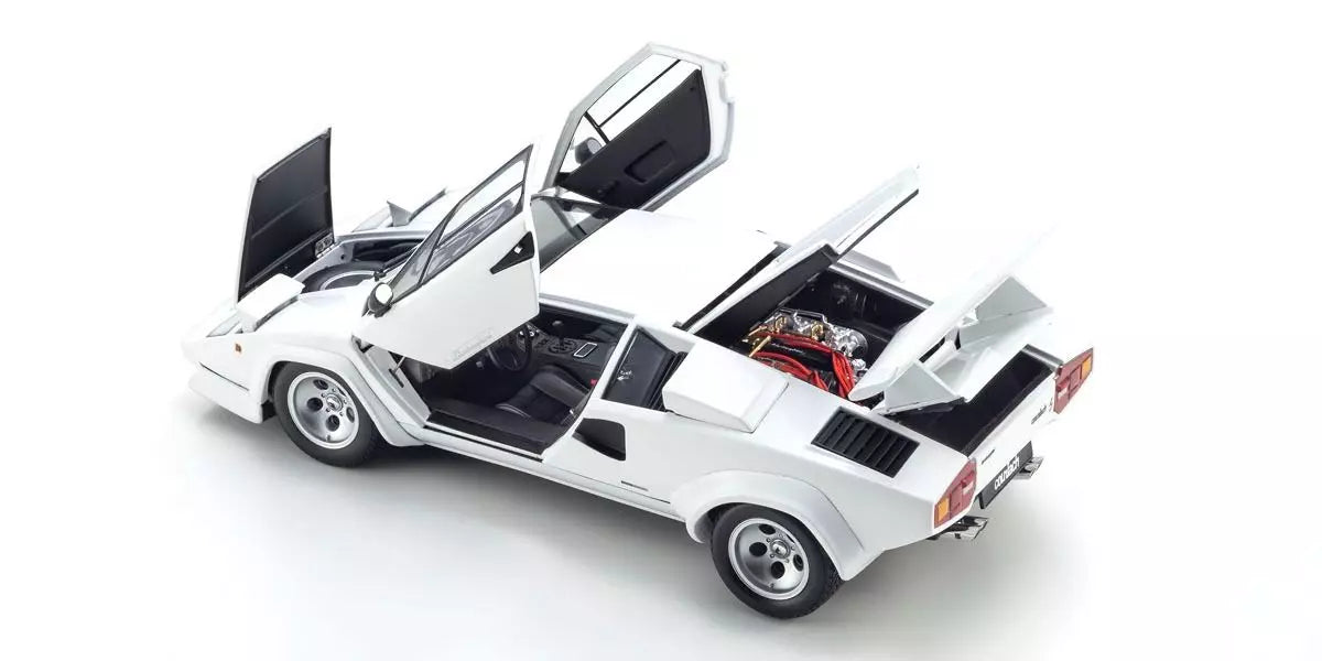 [ Back-order ] KYOSHO KS08320WFL 1:18 Lamborghini Countach LP400S White model car
