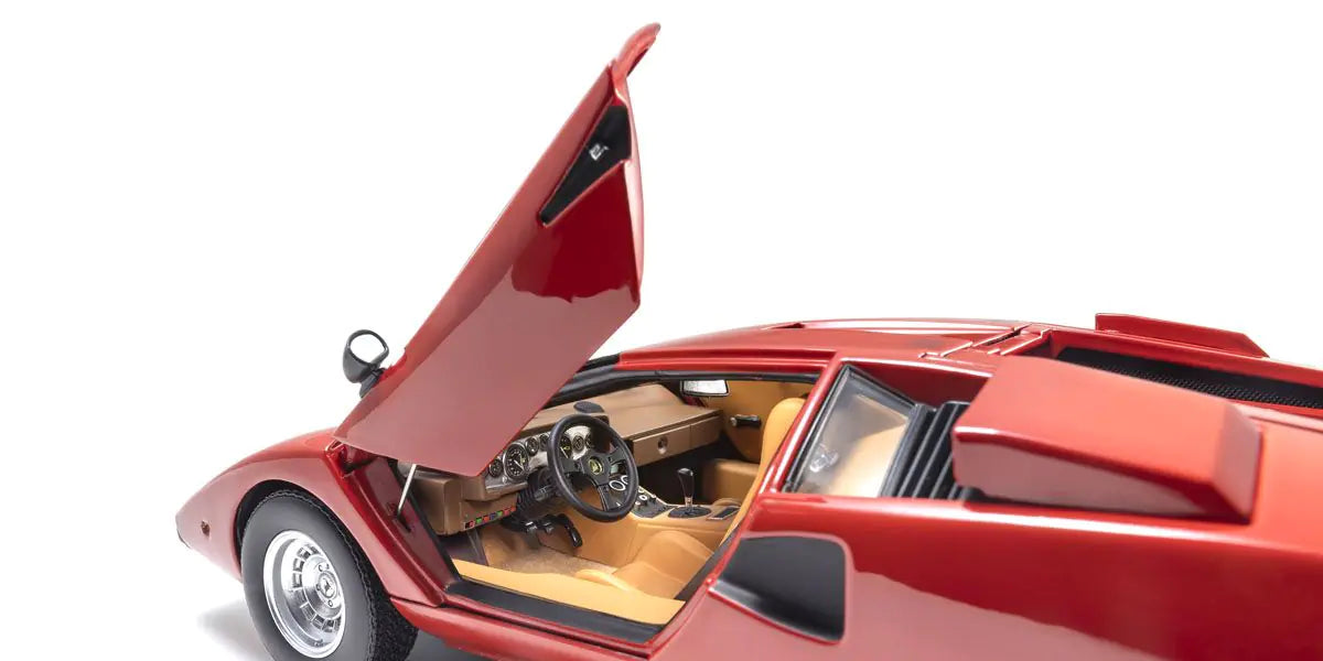 [ Back-order ] KYOSHO KS08321RT 1:18 Lamborghini Countach LP400 Red model car