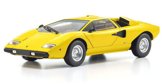 [ Back-order ] KYOSHO KS08321YT 1:18 Lamborghini Countach LP400 Yellow model car
