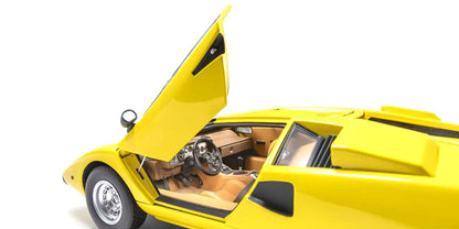 [ Back-order ] KYOSHO KS08321YT 1:18 Lamborghini Countach LP400 Yellow model car