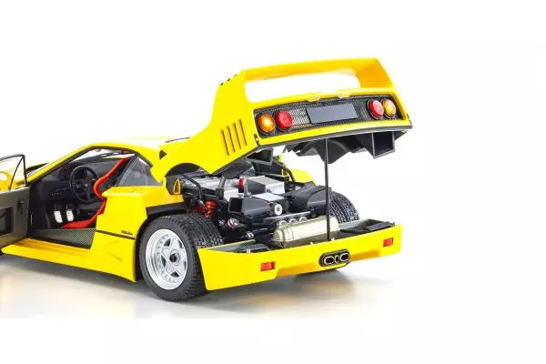 [ Back-order ] KYOSHO KS08416Y 1:18 Ferrari F40 Yellow model car