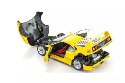 [ Back-order ] KYOSHO KS08416Y 1:18 Ferrari F40 Yellow model car