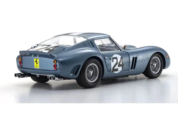 [ Back-order ] KYOSHO KS08438D 1:18 Ferrari 250GTO 1962 Sebring #24 Blue model car