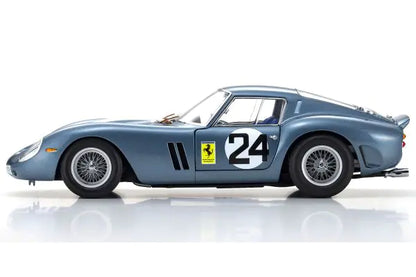 [ Back-order ] KYOSHO KS08438D 1:18 Ferrari 250GTO 1962 Sebring #24 Blue model car