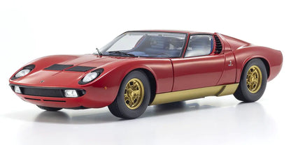 [ Back-order ] KYOSHO KS08621RBL 1:12 Lamborghini Miura P400 Red Blue Interior model car