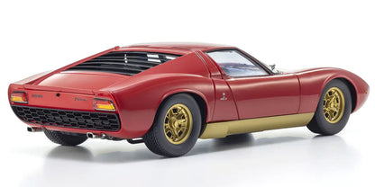 [ Back-order ] KYOSHO KS08621RBL 1:12 Lamborghini Miura P400 Red Blue Interior model car