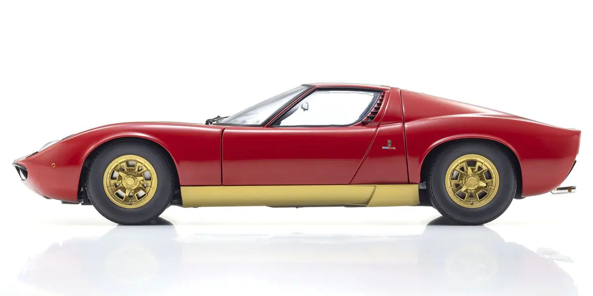 [ Back-order ] KYOSHO KS08621RBL 1:12 Lamborghini Miura P400 Red Blue Interior model car