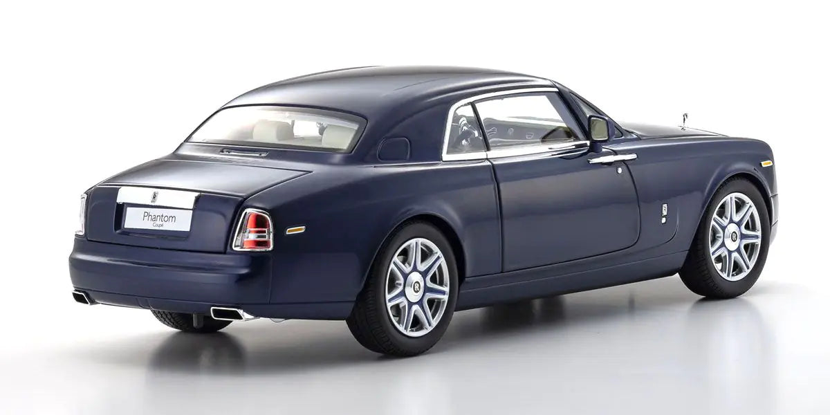 [ Back-order ] KYOSHO KS08862BLM 1:18 Rolls-Royce Phantom Coupe Blue Metallic model car
