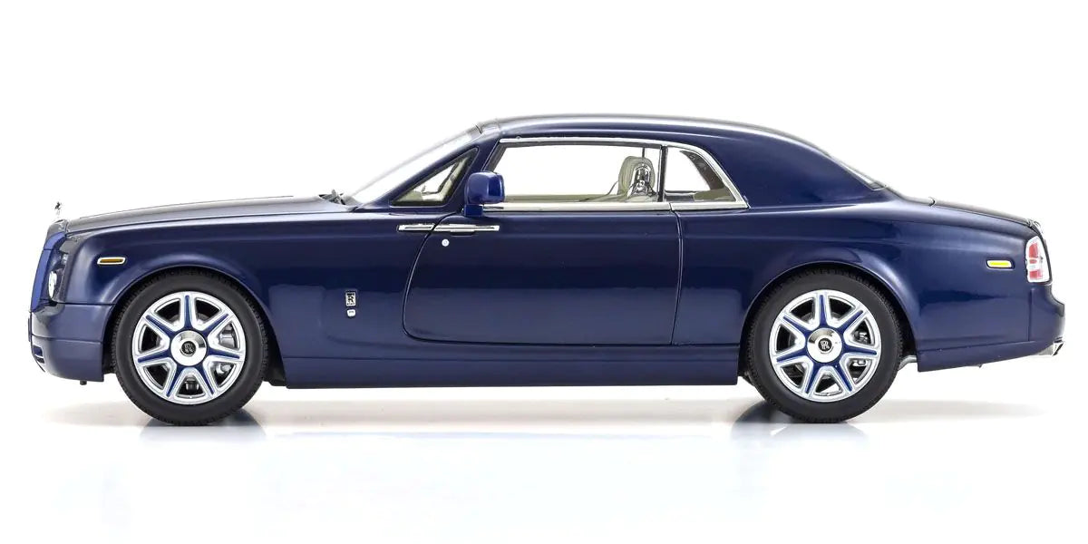[ Back-order ] KYOSHO KS08862BLM 1:18 Rolls-Royce Phantom Coupe Blue Metallic model car