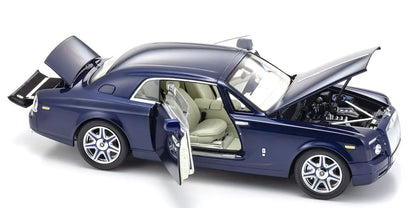 [ Back-order ] KYOSHO KS08862BLM 1:18 Rolls-Royce Phantom Coupe Blue Metallic model car