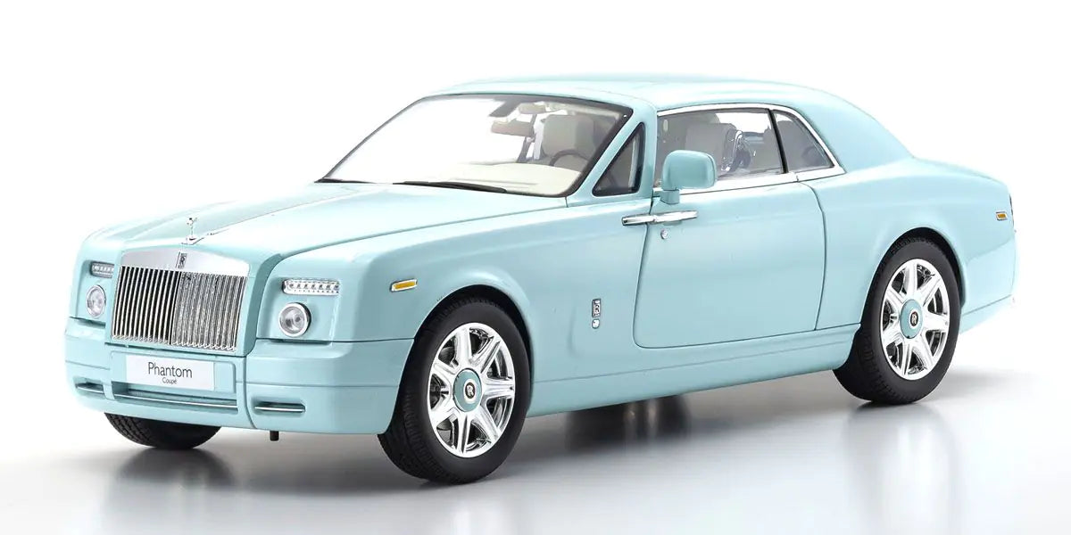 [ Back-order ] KYOSHO KS08862TBL 1:18 Rolls-Royce Phantom Coupe Turquoise model car