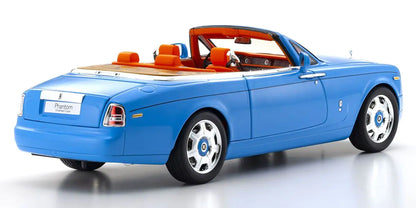 [ Back-order ] KYOSHO KS08871BL 1:18 Rolls-Royce Phantom Drophead Light Blue model car