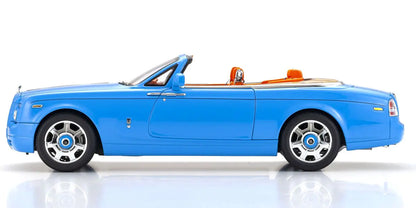 [ Back-order ] KYOSHO KS08871BL 1:18 Rolls-Royce Phantom Drophead Light Blue model car