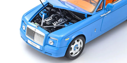 [ Back-order ] KYOSHO KS08871BL 1:18 Rolls-Royce Phantom Drophead Light Blue model car