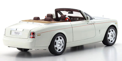 [ Back-order ] KYOSHO KS08871EW2 1:18 Rolls-Royce Phantom Drophead E. White model car