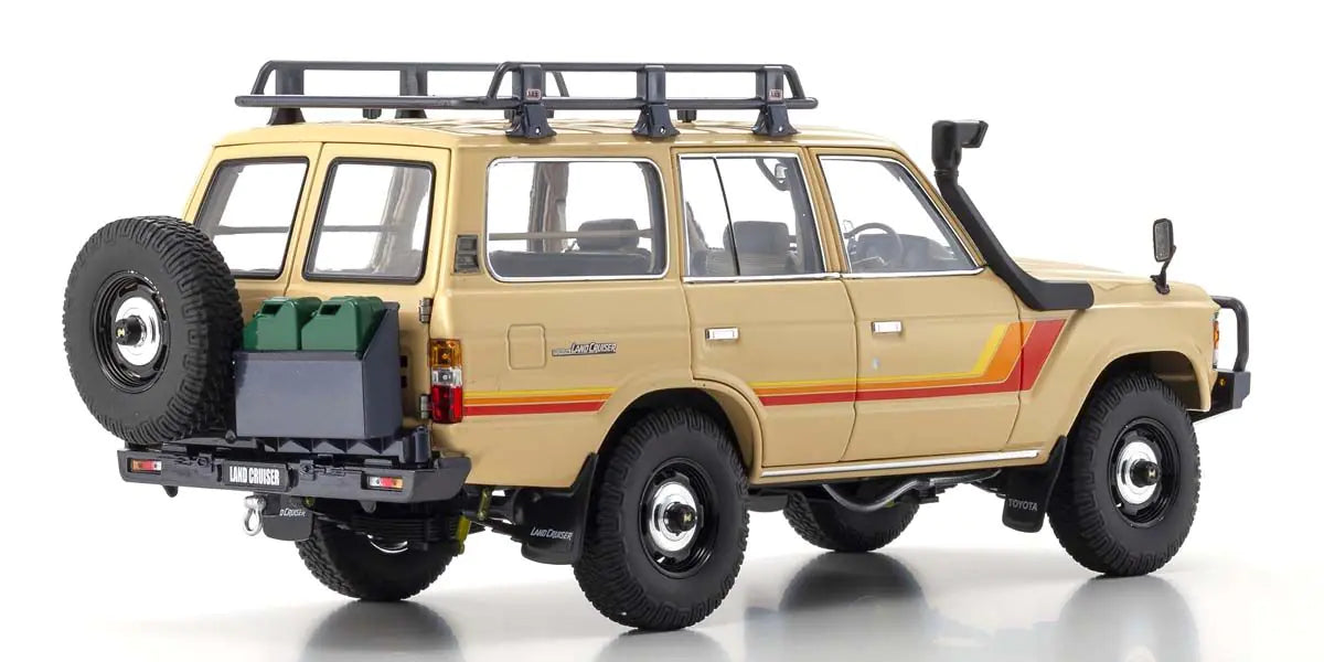 [ Back-order ] KYOSHO KS08956XBE 1:18 Toyota Land Cruiser 60 Beige model car