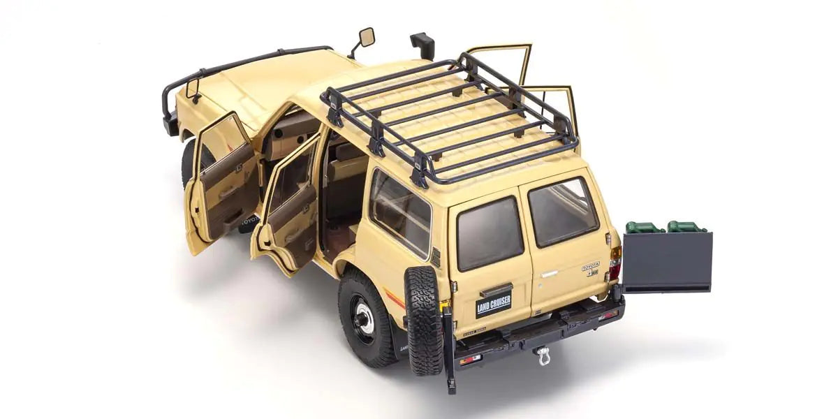 [ Back-order ] KYOSHO KS08956XBE 1:18 Toyota Land Cruiser 60 Beige model car