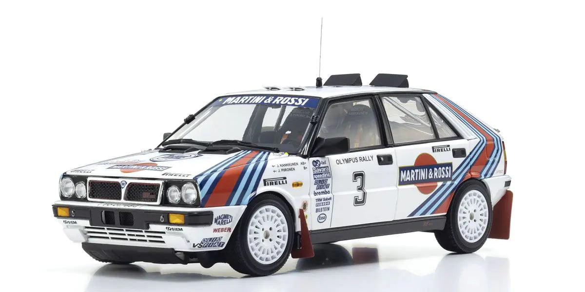 [ Back-order ] KYOSHO KS08960E 1:18 Lancia Delta 1987 Olympus #3 model car