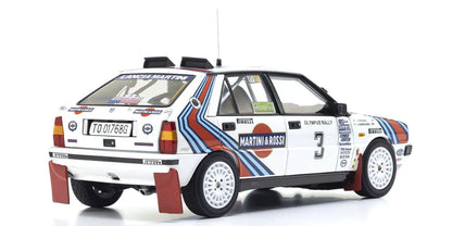 [ Back-order ] KYOSHO KS08960E 1:18 Lancia Delta 1987 Olympus #3 model car