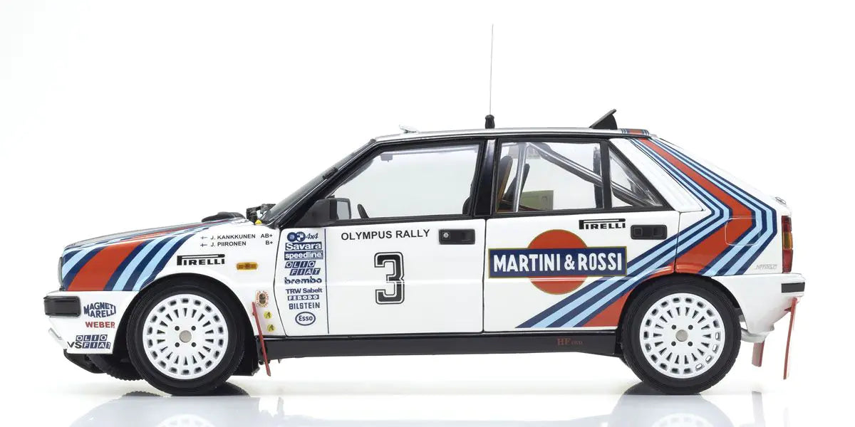 [ Back-order ] KYOSHO KS08960E 1:18 Lancia Delta 1987 Olympus #3 model car