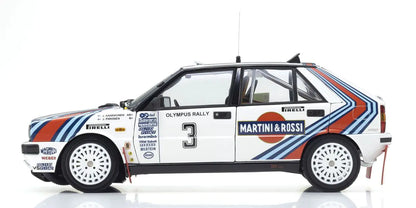 [ Back-order ] KYOSHO KS08960E 1:18 Lancia Delta 1987 Olympus #3 model car