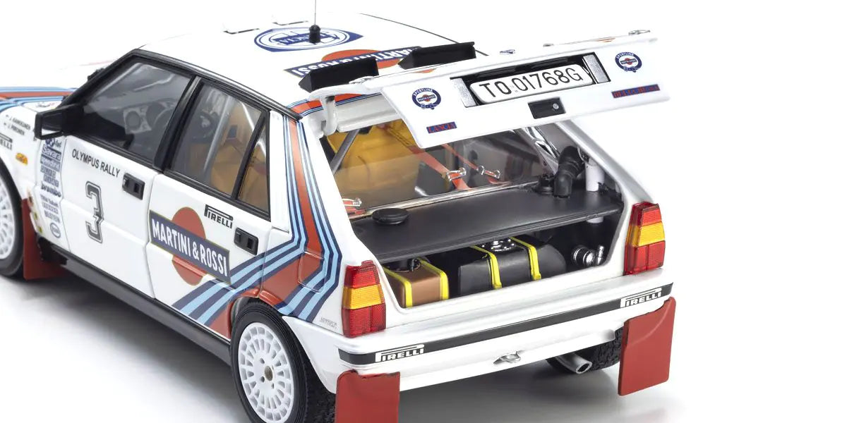 [ Back-order ] KYOSHO KS08960E 1:18 Lancia Delta 1987 Olympus #3 model car