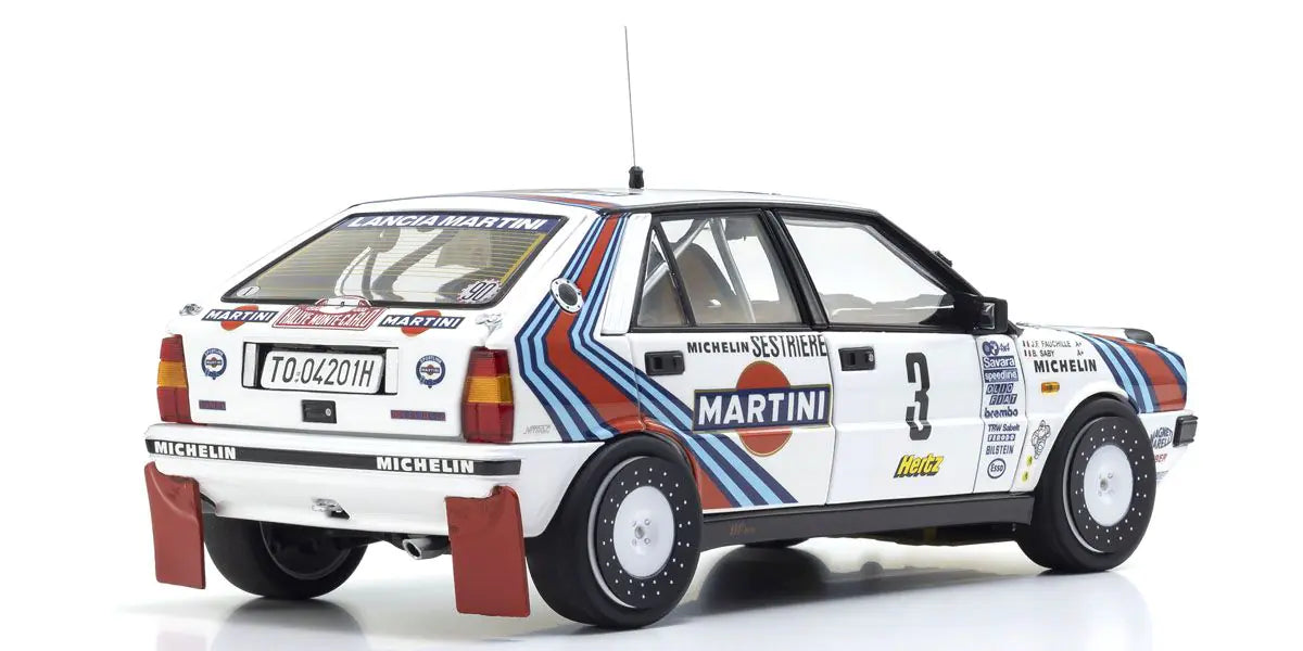 [ Back-order ] KYOSHO KS08960F 1:18 Lancia Delta 1988 Monte Carlo #3 model car