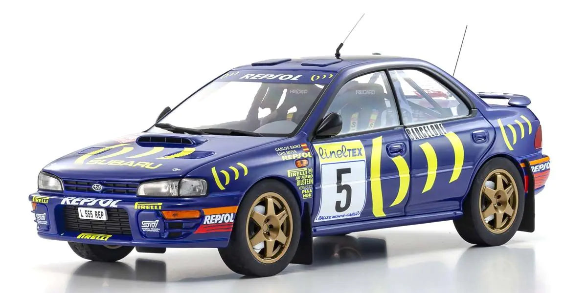 [ Back-order ] KYOSHO KS08962B 1:18 Subaru Impreza 1995 Monte Carlo #5 model car