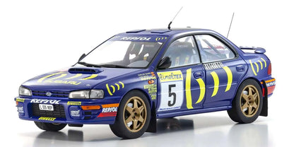 [ Back-order ] KYOSHO KS08962B 1:18 Subaru Impreza 1995 Monte Carlo #5 model car