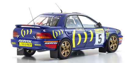 [ Back-order ] KYOSHO KS08962B 1:18 Subaru Impreza 1995 Monte Carlo #5 model car