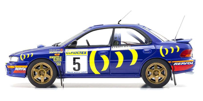 [ Back-order ] KYOSHO KS08962B 1:18 Subaru Impreza 1995 Monte Carlo #5 model car