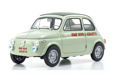 [ Back-order ] KYOSHO KS08966ALG 1:18 Fiat Nuova 500 Abarth Green Clear model car