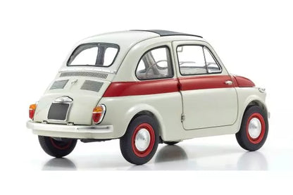 [ Back-order ] KYOSHO KS08966SLG 1:18 Fiat Nuova 500 Sport Light Gray model car