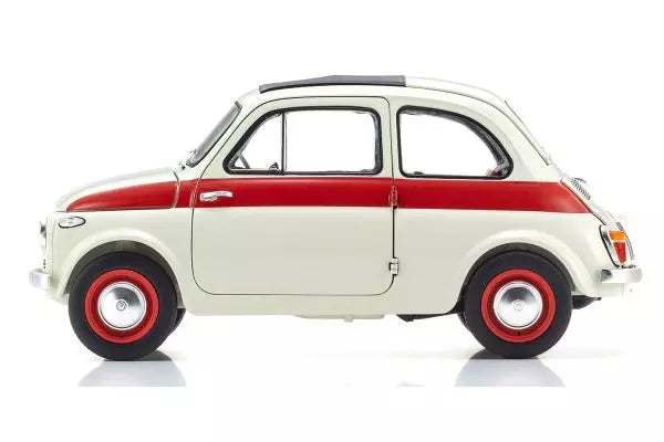 [ Back-order ] KYOSHO KS08966SLG 1:18 Fiat Nuova 500 Sport Light Gray model car
