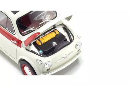 [ Back-order ] KYOSHO KS08966SLG 1:18 Fiat Nuova 500 Sport Light Gray model car