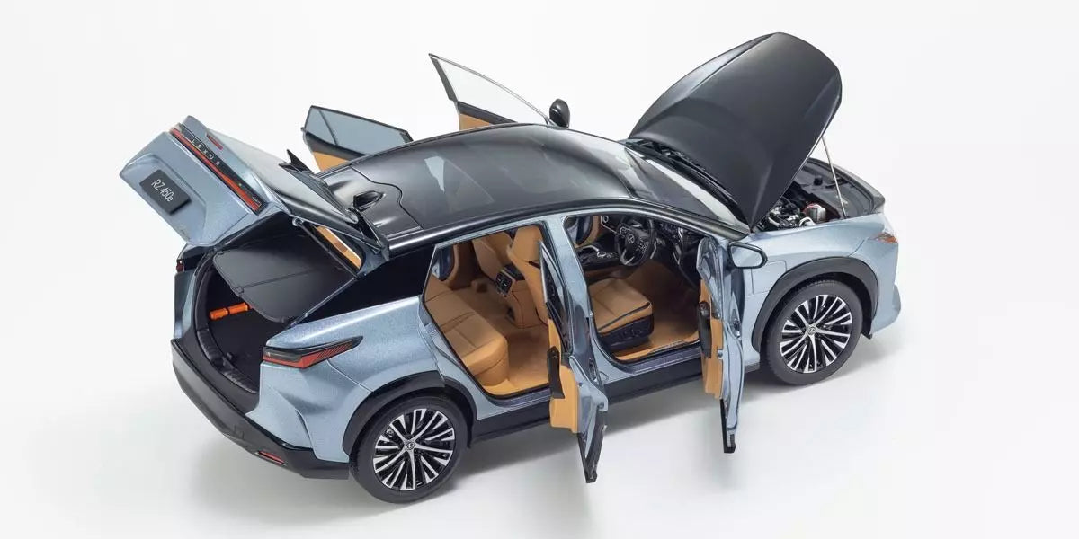 [ Back-order ] KYOSHO KS08973A 1:18 Lexus RZ 450E Ether Metallic/Black model car