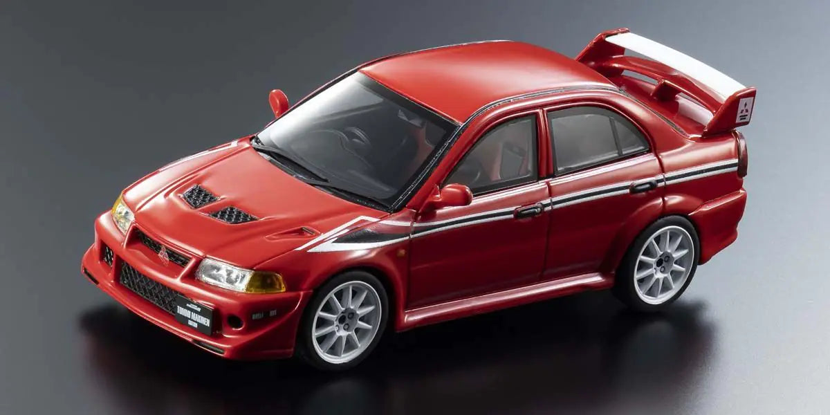 [ Back-order ] KYOSHO KSR43116R 1:43 Mitsubishi Lancer Evolution VI TME Red model car