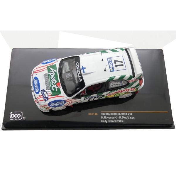 RAC146 IXO 1:43 Toyota Corolla WRC #17 Rally Finland 2000 model car *