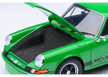 [ Back-order ] 78034 AUTOart 1:18 Porsche 911 Carrera 2.7 RS Viper Green Black Stripes model car