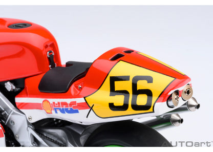 [ Back-order ] AUTOart 12566 1:12 Honda NSR500 WGP500 #56 Bari Bari Legend Koma Gun helmet included Motorcycle Model