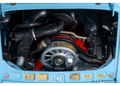 [ Back-order ] 78032 AUTOart 1:18 Porsche 911 Carrera 2.7 RS Gulf Blue Black Stripes model car