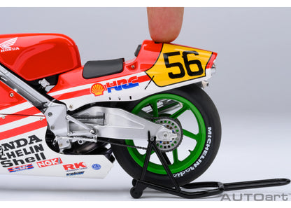 [ Back-order ] AUTOart 12566 1:12 Honda NSR500 WGP500 #56 Bari Bari Legend Koma Gun helmet included Motorcycle Model