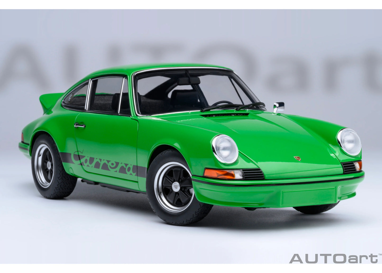 [ Back-order ] 78034 AUTOart 1:18 Porsche 911 Carrera 2.7 RS Viper Green Black Stripes model car