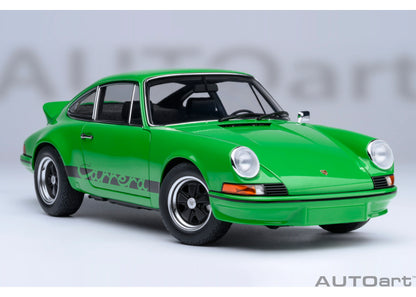 [ Back-order ] 78034 AUTOart 1:18 Porsche 911 Carrera 2.7 RS Viper Green Black Stripes model car