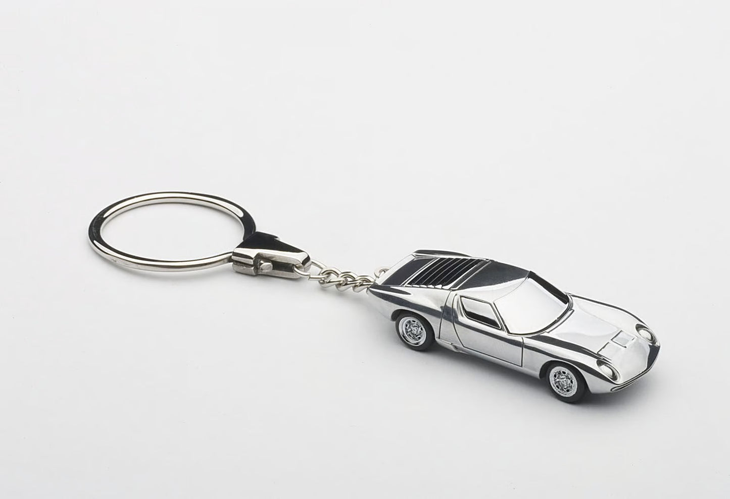[ Back-order ] AUTOart 41609 1:87 Lamborghini Miura key chain aluminum 11cm