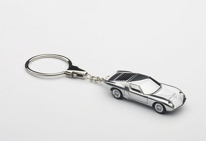 [ Back-order ] AUTOart 41609 1:87 Lamborghini Miura key chain aluminum 11cm