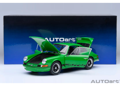 [ Back-order ] 78034 AUTOart 1:18 Porsche 911 Carrera 2.7 RS Viper Green Black Stripes model car