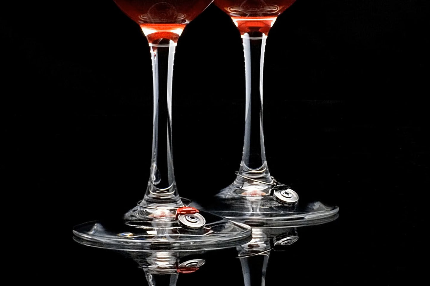 [ Back-order ] AUTOart 40332 Brake disc wine glass charm set of 4 colors Silver Red Yellow Black