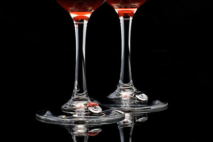 [ Back-order ] AUTOart 40332 Brake disc wine glass charm set of 4 colors Silver Red Yellow Black